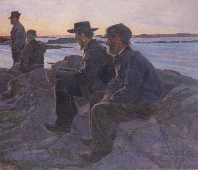 Carl Wilhelmson On the Rocks at Fiskebackskil (nn02 Germany oil painting art